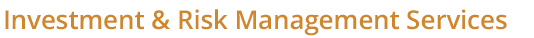 investment and risk management services